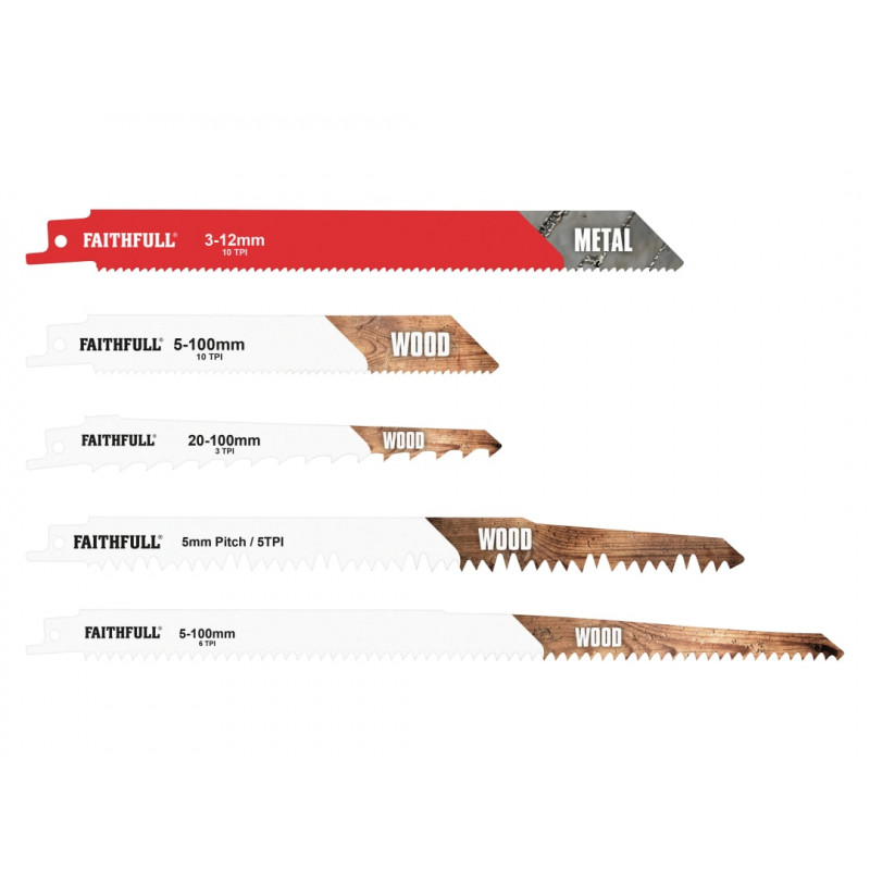 Sabre Saw Blade Set, 15 Piece Sabre Saw Blade Set, 15 Piece
