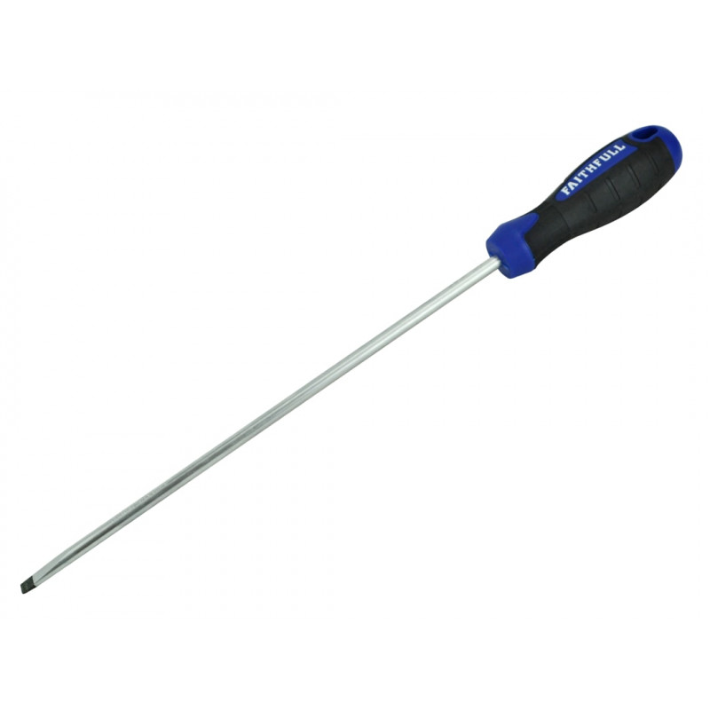 Soft Grip Screwdriver Flared Slotted Tip 10.0 x 250mm Soft Grip Screwdriver Flared Slotted Tip 10.0 x 250mm