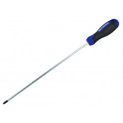 Soft Grip Screwdriver Pozidriv Tip PZ1 x 250mm Long Reach