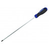 Soft Grip Screwdriver Pozidriv Tip PZ1 x 250mm Long Reach