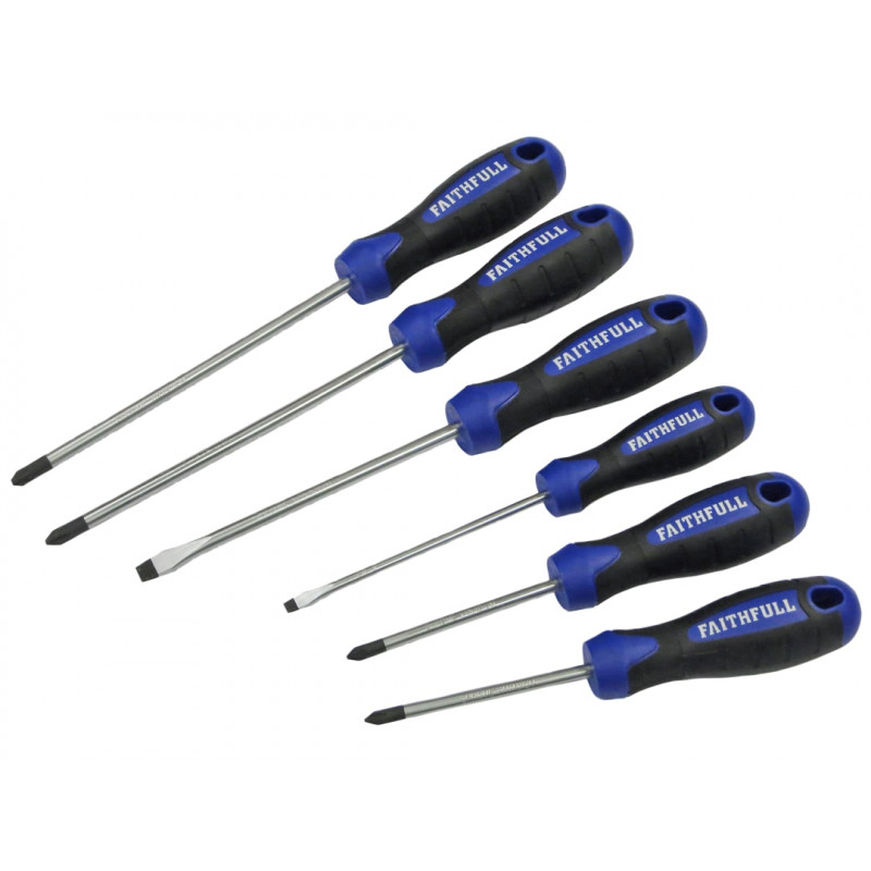 Boxed Soft Grip Screwdriver Set, 6 Piece Boxed Soft Grip Screwdriver Set, 6 Piece