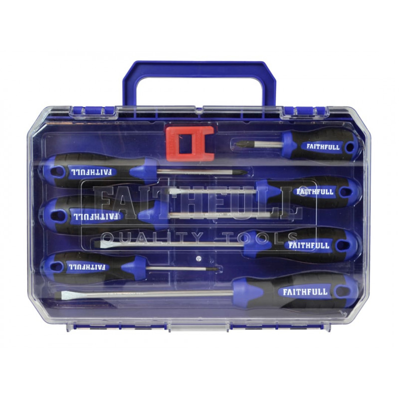 Soft Grip Screwdriver Set, 8 Piece Soft Grip Screwdriver Set, 8 Piece