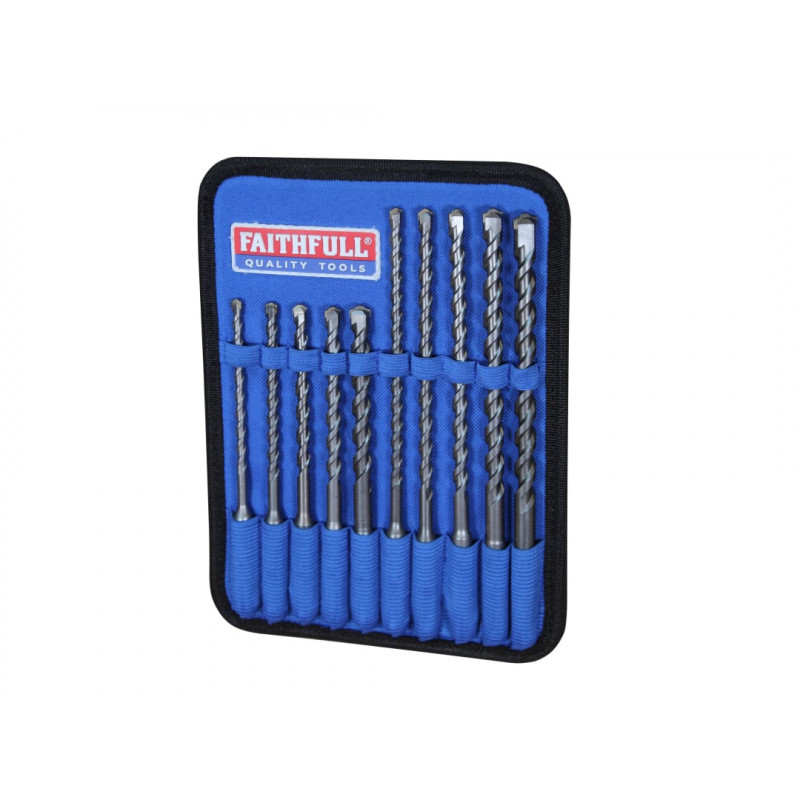 SDS Plus Drill Bit Set, 10 Piece SDS Plus Drill Bit Set, 10 Piece