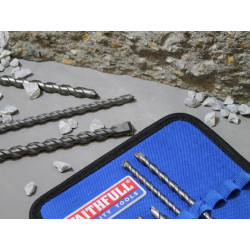 SDS Plus Drill Bit Set, 10 Piece