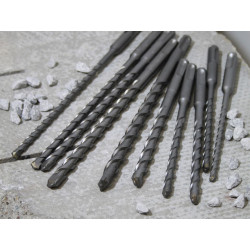 SDS Plus Drill Bit Set, 10 Piece