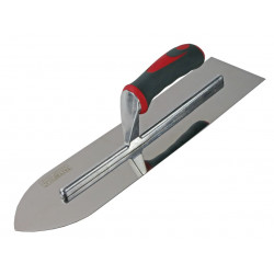 Flooring Trowel Stainless Steel Soft Grip Handle 16 x 4in