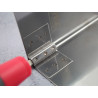 Internal Corner Trowel Stainless Steel Soft Grip Handle 4 x 3 x 3in