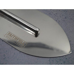 Flooring Trowel Stainless Steel Soft Grip Handle 16 x 4in