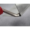 Internal Corner Trowel Stainless Steel Soft Grip Handle 4 x 3 x 3in