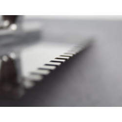 Notched Trowel Serrated 6mm Stainless Steel Soft Grip Handle 11 x 4.1/2in