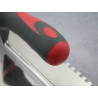 Notched Trowel Serrated 6mm Stainless Steel Soft Grip Handle 11 x 4.1/2in