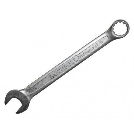 Combination Spanner CV Satin Finish 19mm