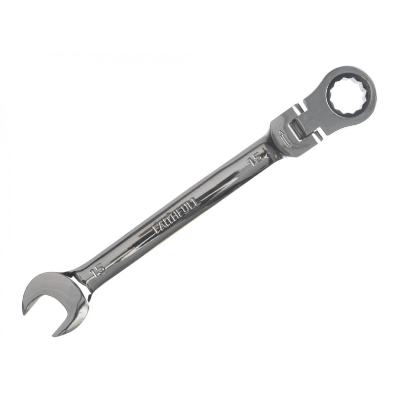 Ratchet Combination Spanner Flex Head CV 15mm Ratchet Combination Spanner Flex Head CV 15mm