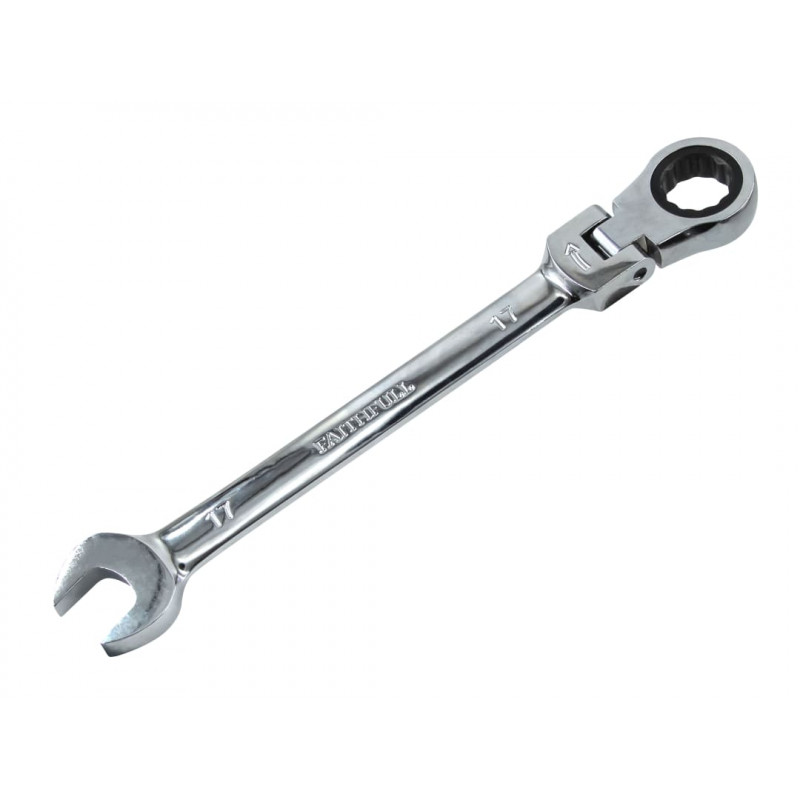 Ratchet Combination Spanner Flex Head CV 17mm Ratchet Combination Spanner Flex Head CV 17mm
