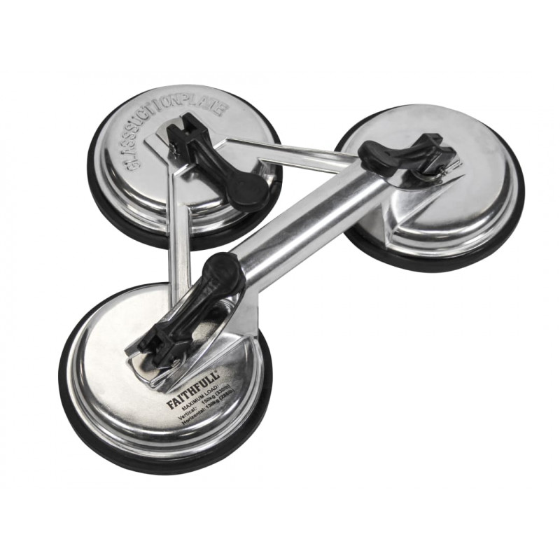 Triple Pad Aluminium Pro Suction Lifter Triple Pad Aluminium Pro Suction Lifter