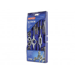 Metric Tap & Die Set of 21 Carbon Steel