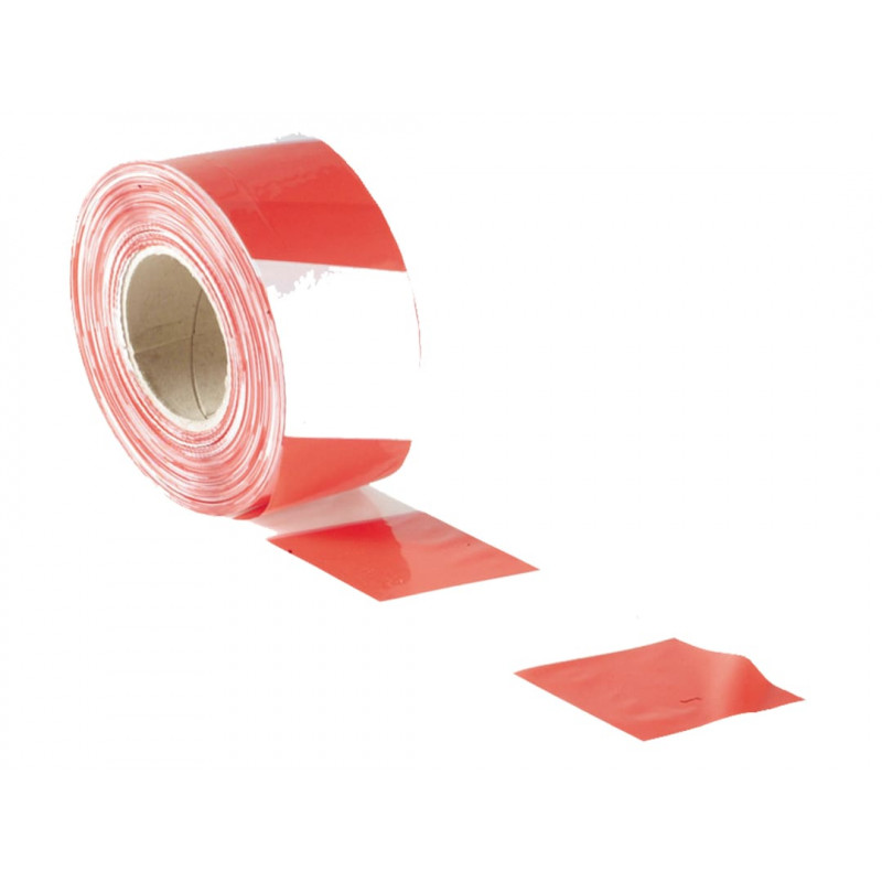 Barrier Tape 70mm x 500m Red & White Barrier Tape 70mm x 500m Red & White