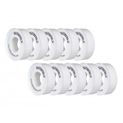 P.T.F.E Tape 12mm x 12m White (Pack 10)