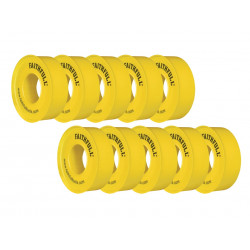 P.T.F.E Gas Tape 12mm x 5m White (Pack 10)