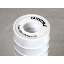 P.T.F.E Tape 12mm x 12m White (Pack 10)