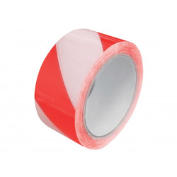 Laminated Self-Adhesive Hazard Tape Red/White 50mm x 33m
