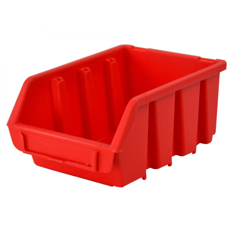 Interlocking Storage Bin Size 2 Red 116 x 161 x 75mm Interlocking Storage Bin Size 2 Red 116 x 161 x 75mm