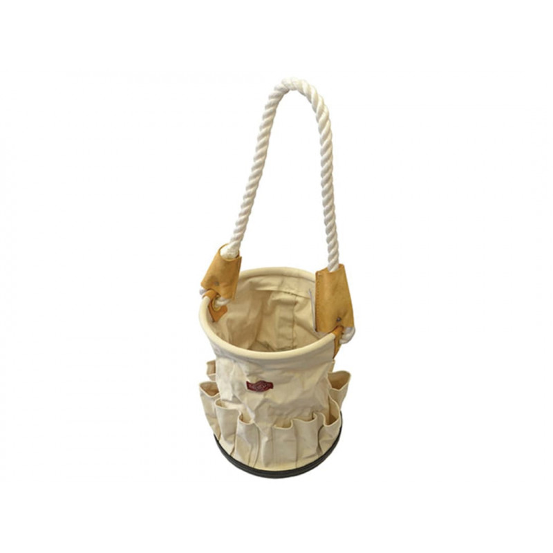 Canvas Tool Bucket with Rope Handle Canvas Tool Bucket with Rope Handle