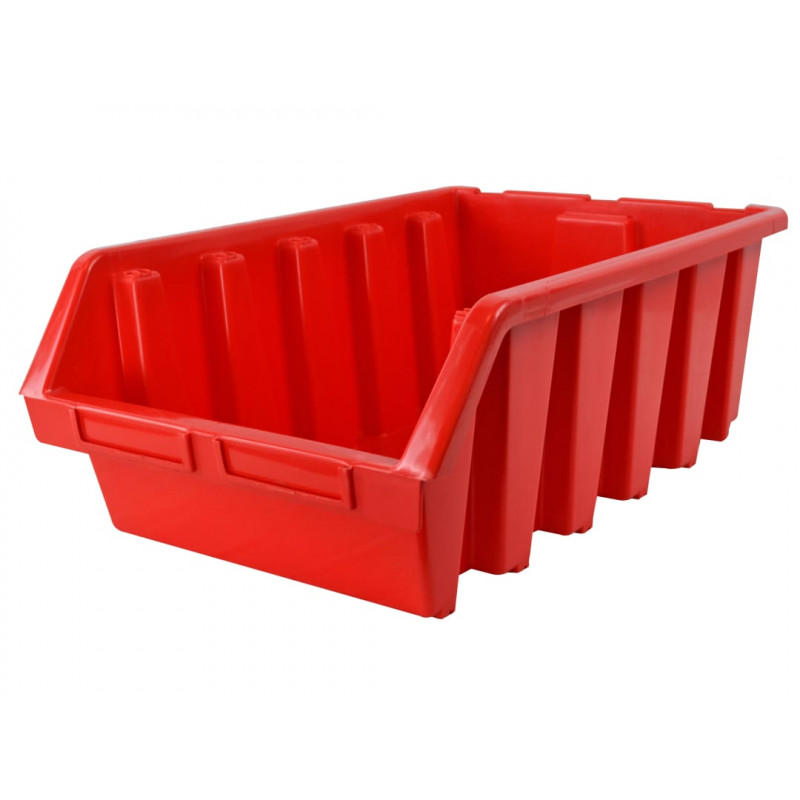 Interlocking Storage Bin Size 5 Red 333 x 500 x 187mm Interlocking Storage Bin Size 5 Red 333 x 500 x 187mm