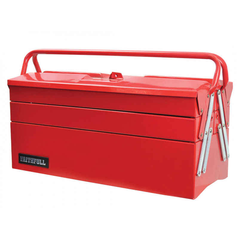 Metal Cantilever Toolbox - 5 Tray 40cm (16in) Metal Cantilever Toolbox - 5 Tray 40cm (16in)
