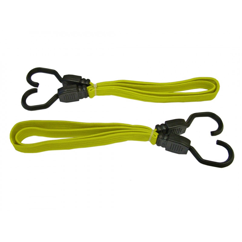 Flat Bungee Cord 90cm (36in) Yellow 2 Piece Flat Bungee Cord 90cm (36in) Yellow 2 Piece