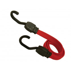 Flat Bungee Cord 76cm (30in) Red 2 Piece