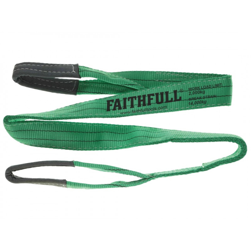 Lifting Sling Green 2 Tonne 60mm x 2m Lifting Sling Green 2 Tonne 60mm x 2m