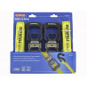 Ratchet Tie-Downs J-Hook 5m x 32mm Breaking Strain 1320kg/daN 2 Piece