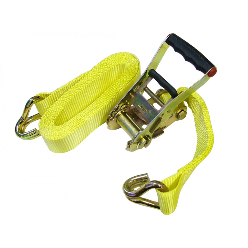 Ratchet Tie-Down 5m x 50mm Trucker Breaking Strain 4000kg Ratchet Tie-Down 5m x 50mm Trucker Breaking Strain 4000kg