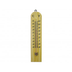 Wall Thermometer - Wood 260mm