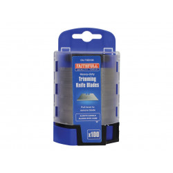 Heavy-Duty Trimming Knife Blades (Box 100) in safe storage dispenser