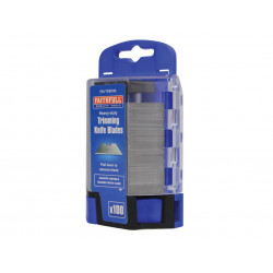 Heavy-Duty Trimming Knife Blades (Box 100) in safe storage dispenser