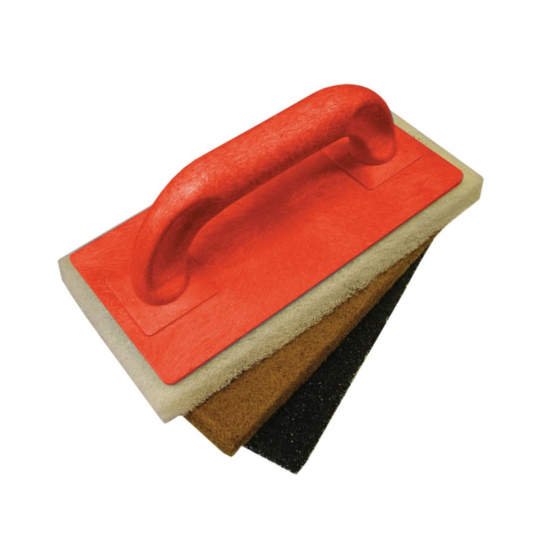 Scouring Pad Holder + Fine Medium & Coarse Pads Scouring Pad Holder + Fine Medium & Coarse Pads
