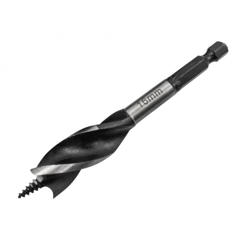 Tri-Point Speed Auger Bit 16mm Stubby Tri-Point Speed Auger Bit 16mm Stubby
