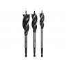 Tri-Point Speed Auger Bit Set, 3 Piece