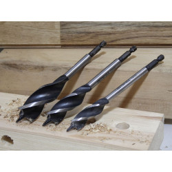 Tri-Point Speed Auger Bit Set, 3 Piece