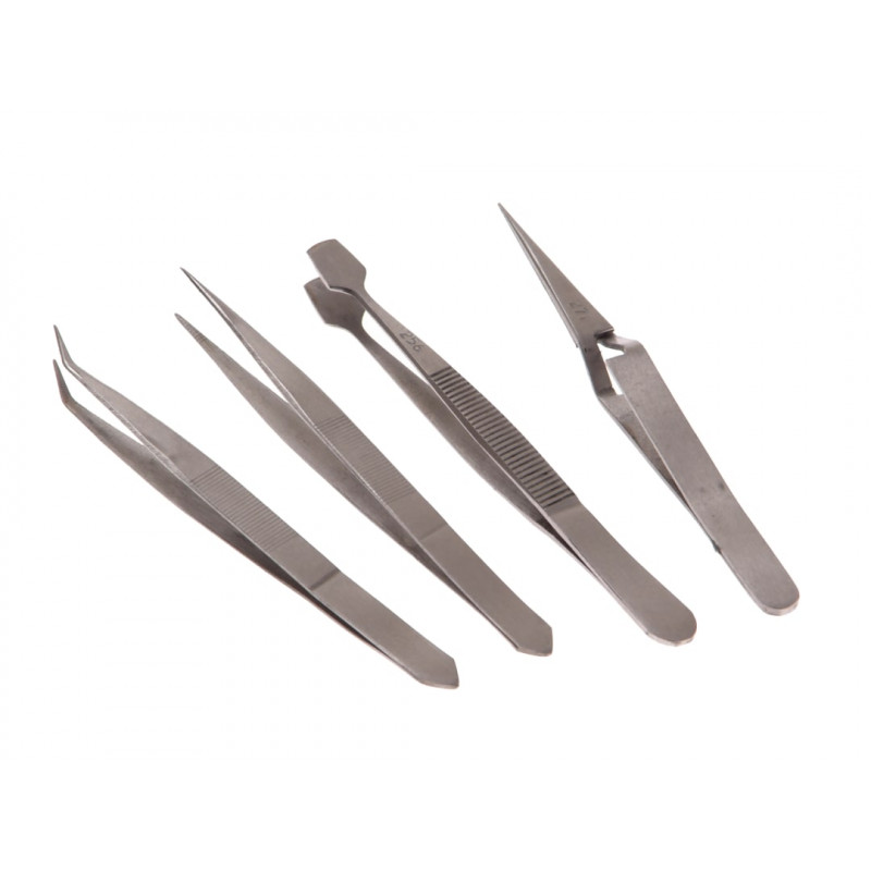 Tweezer Set, 4 Piece Tweezer Set, 4 Piece