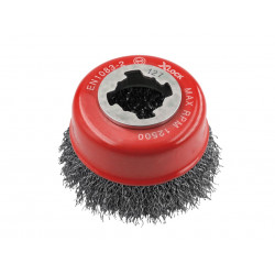 X-LOCK Wire Cup Brush 75mm M14x2, 0.30mm Steel Wire