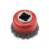 X-LOCK Wire Cup Brush 75mm M14x2, 0.30mm Steel Wire