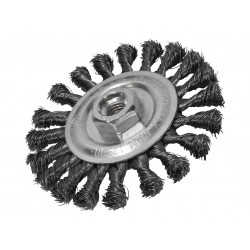 Circular Wire Brush 115 x 12mm M14x2 Bore, 0.35mm Wire