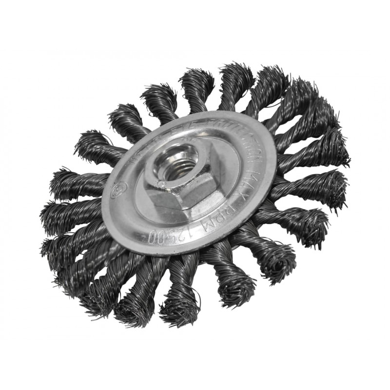 Circular Wire Brush 115 x 12mm M14x2 Bore, 0.35mm Wire Circular Wire Brush 115 x 12mm M14x2 Bore, 0.35mm Wire