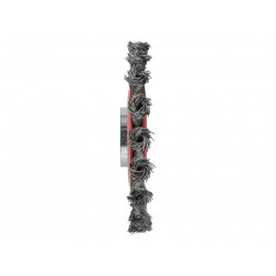 X-LOCK Conical Wire Brush 115mm M14x2, 0.50mm Steel Wire