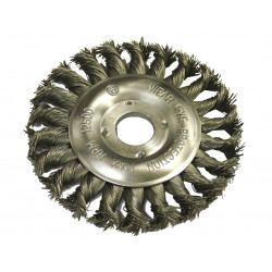 Circular Wire Brush 125 x 12mm 22.2mm Bore, 0.50mm Wire