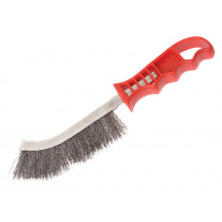 Wire Scratch Brush Steel Red Handle
