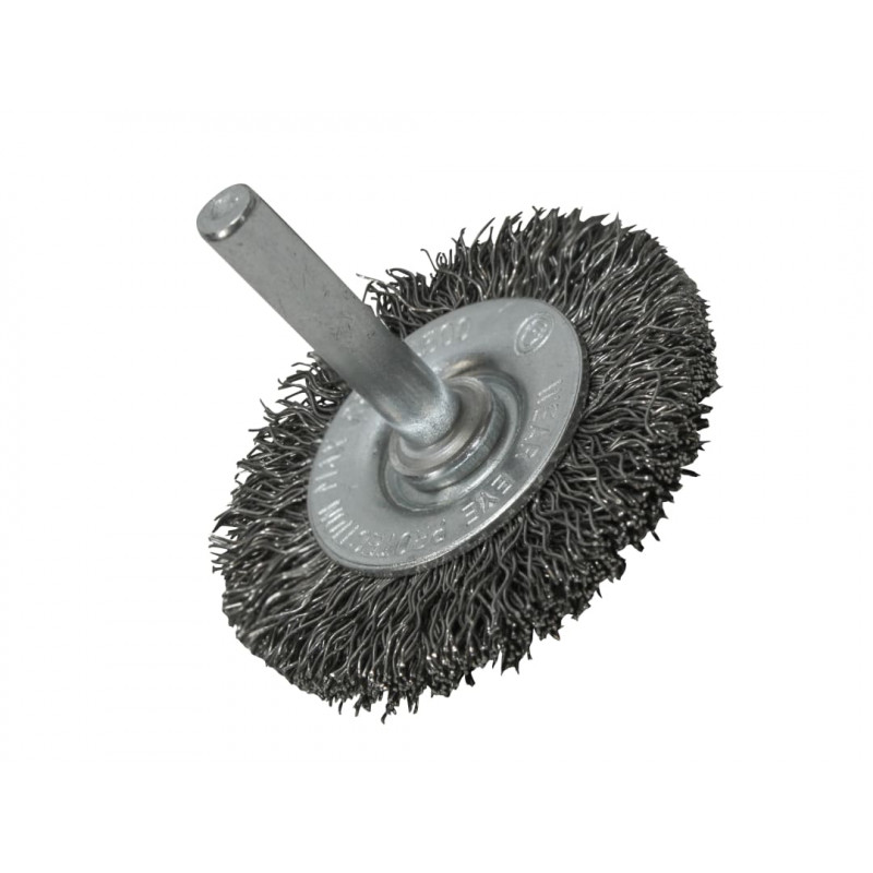 Wire Brush 50mm x 6mm Shank, 0.30 Wire Wire Brush 50mm x 6mm Shank, 0.30 Wire
